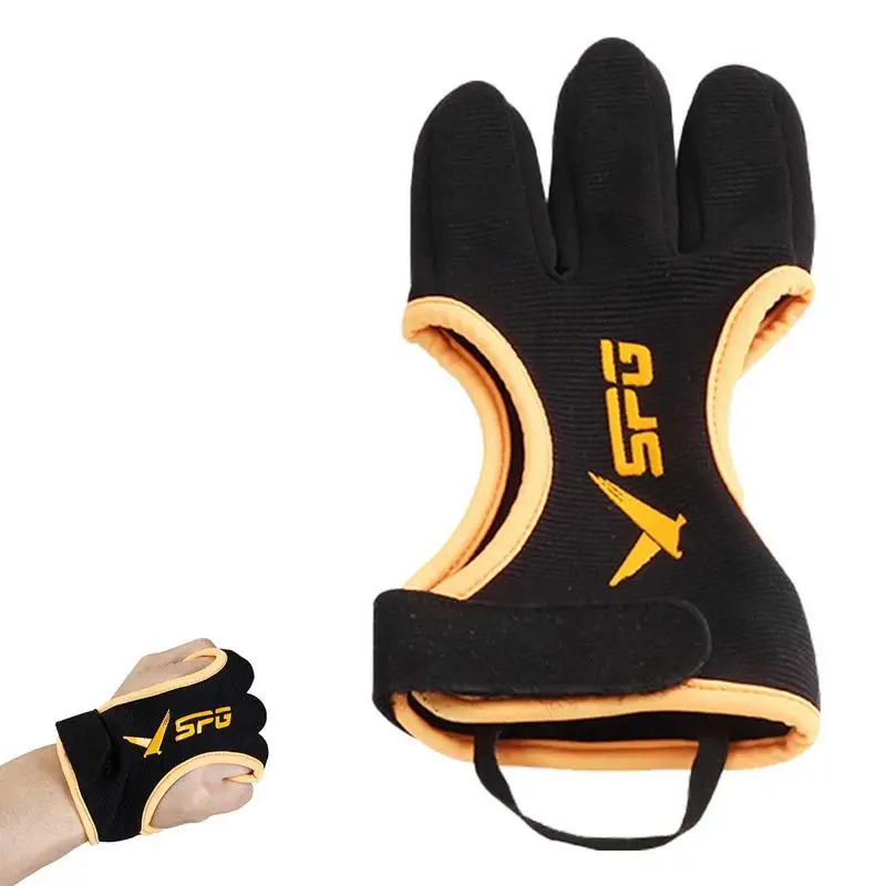 

Archerys Glove Bow Finger Guard Finger Protection For Adult 3 Finger Bow Gloves Hunting Finger Protector Guard Hunting Accessory