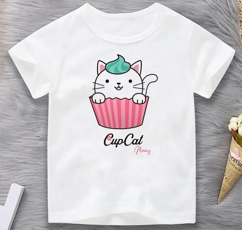

Funny Kids Clothes Peach Cat Riding Pig Cartoon Print Tshirt Girls/Boys Kawaii Children Clothing Harajuku Shirt Tumblr Tops Tee