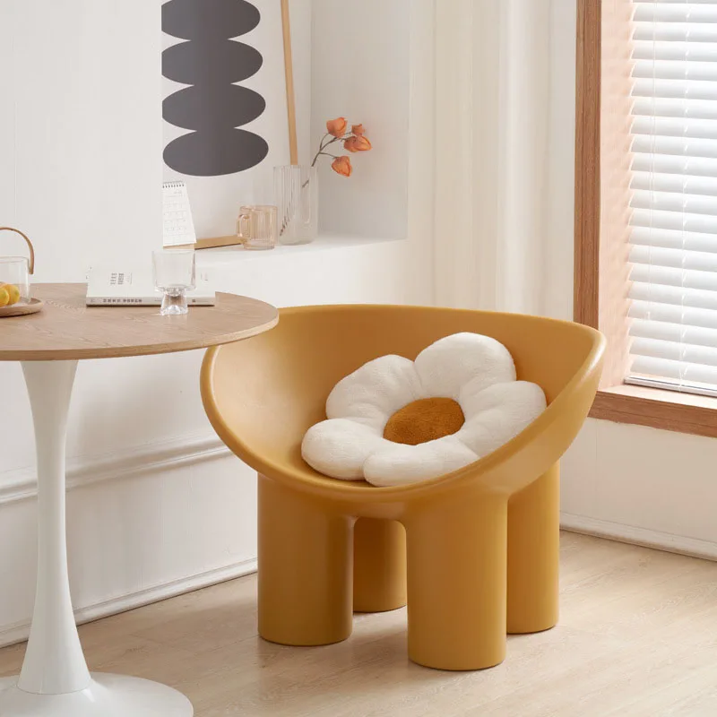 Стул с ножкой слона табуретки одноместный стул креативный для отдыха дома