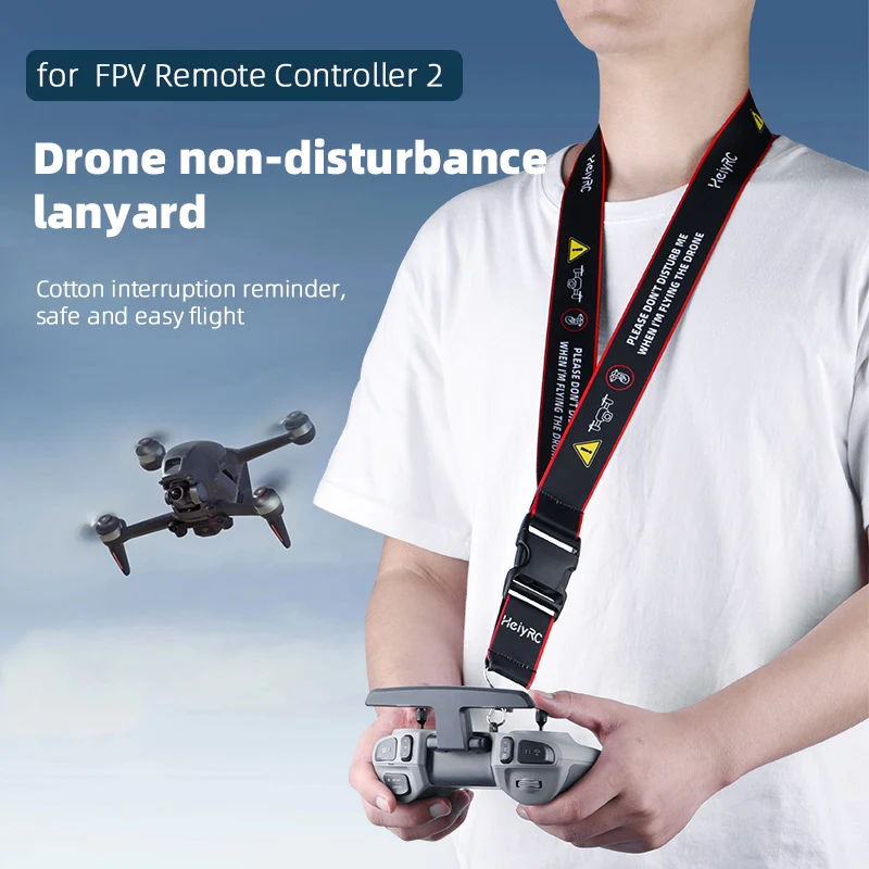 

Remote Control Neck Lanyard for DJI FPV Combo Phantom 3/4 Drones Hook Holder Strap Safety Strap Belt Sling Mount Accessories