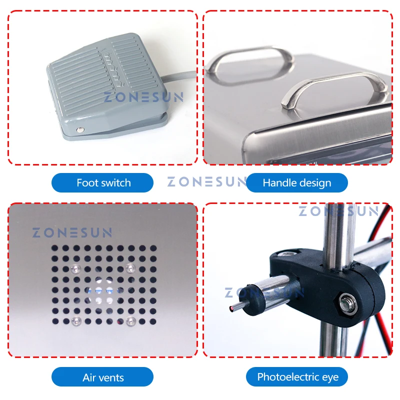ZONESUN низкодозирующая линия для наполнения жидкостью флакон с реагентом порция