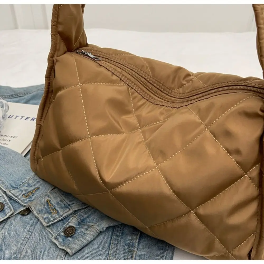 Модная большая вместительная сумка-тоут Stegan с вышитым ромбом повседневная