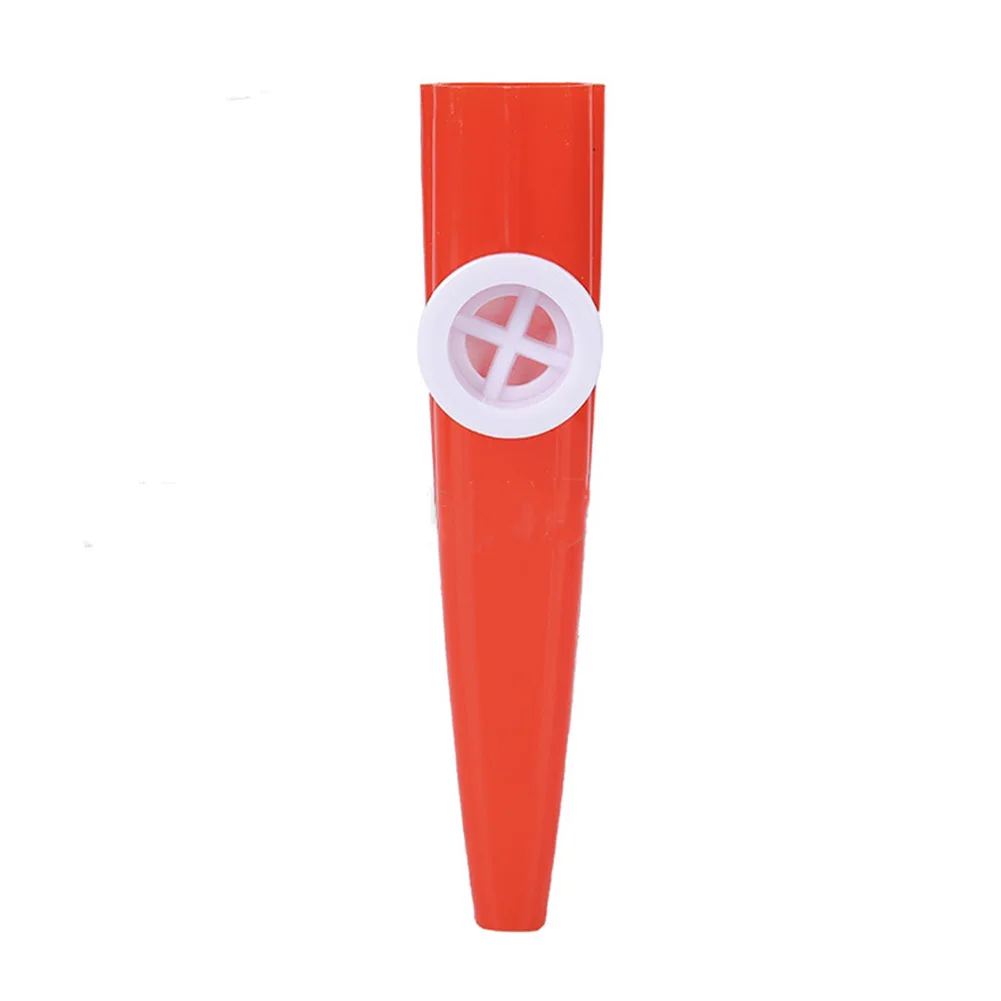 1X Kazoo Musical Instruments Orange Pink Plastic Purple Red White For New Year Durable High Quality