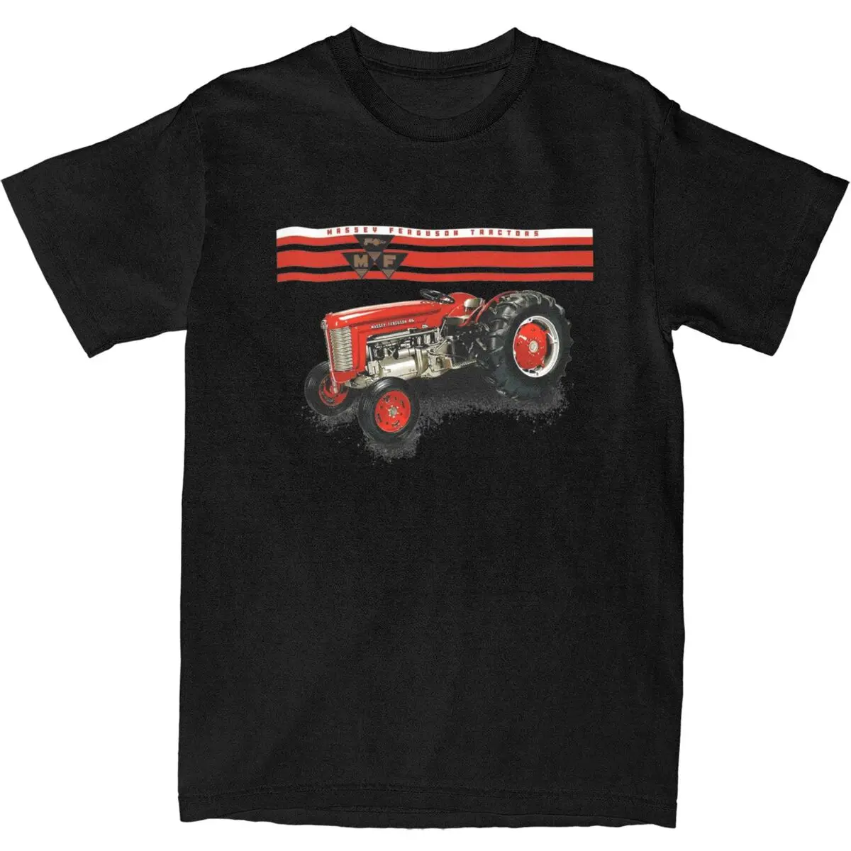 Популярная футболка с логотипом Masseyed Tractors Fergusoned модные футболки короткими