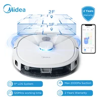 Midea M6 Robot Vacuum Cleaner 2000Pa Suction Auto Charge Sweeping Mopping for Floor Carpet  APP Control Smart Home Appliance