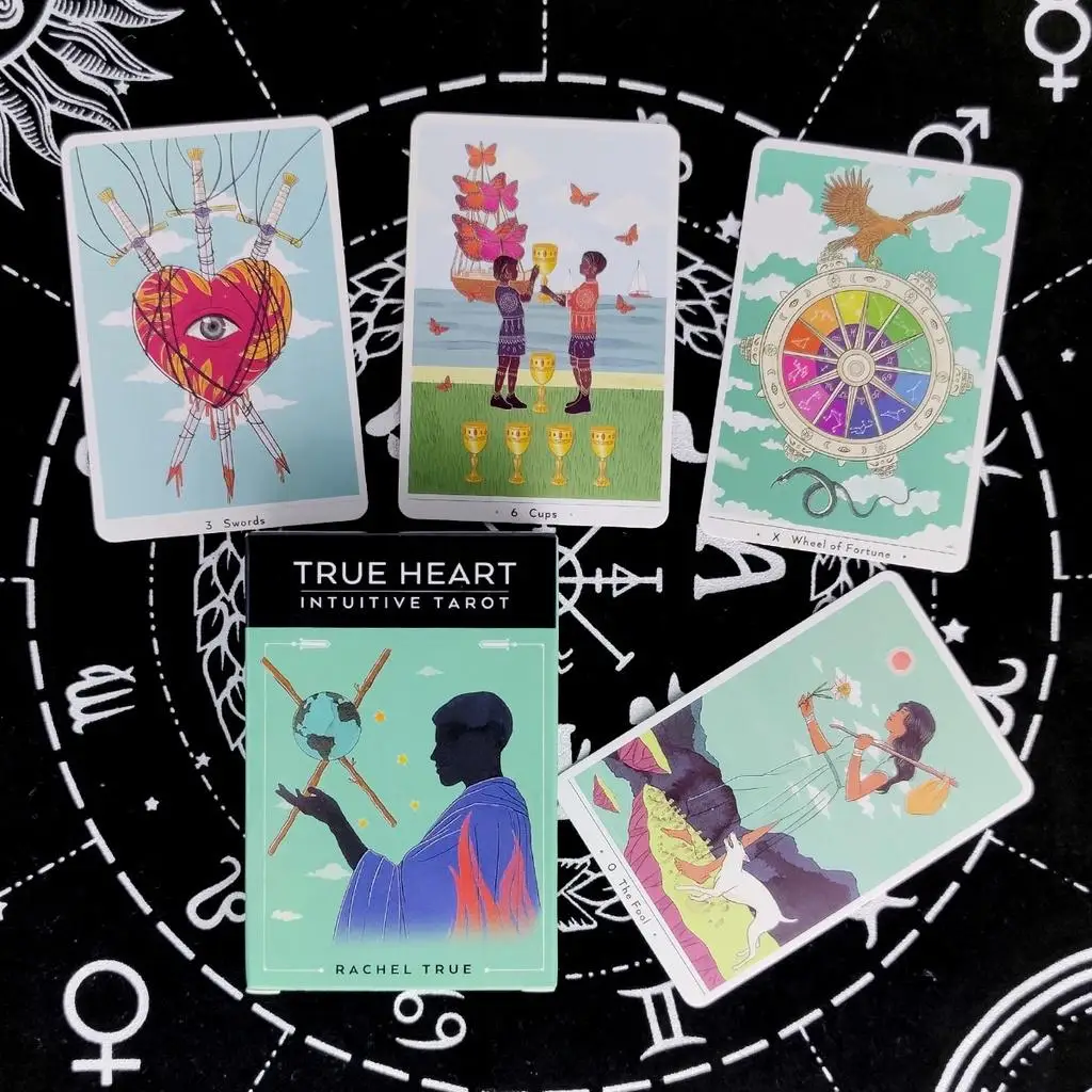78 sheets True Heart Tarot Intuitive ENGLISH Card Games
