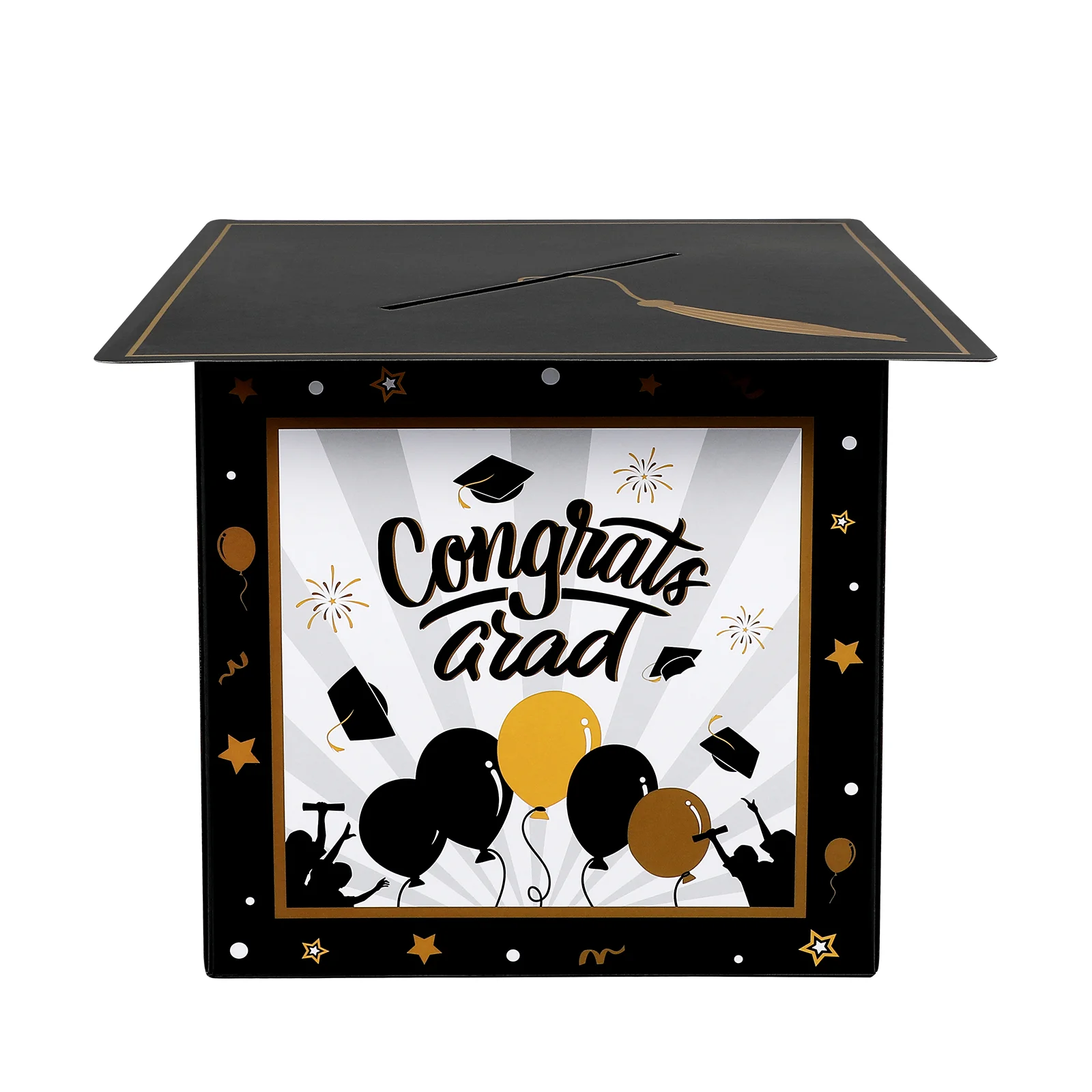 

Box Graduation Grad Gift Party Holder Congrats Congrates Boxes Invitation Graduate 2023 Advice Decoration Senior College Favors