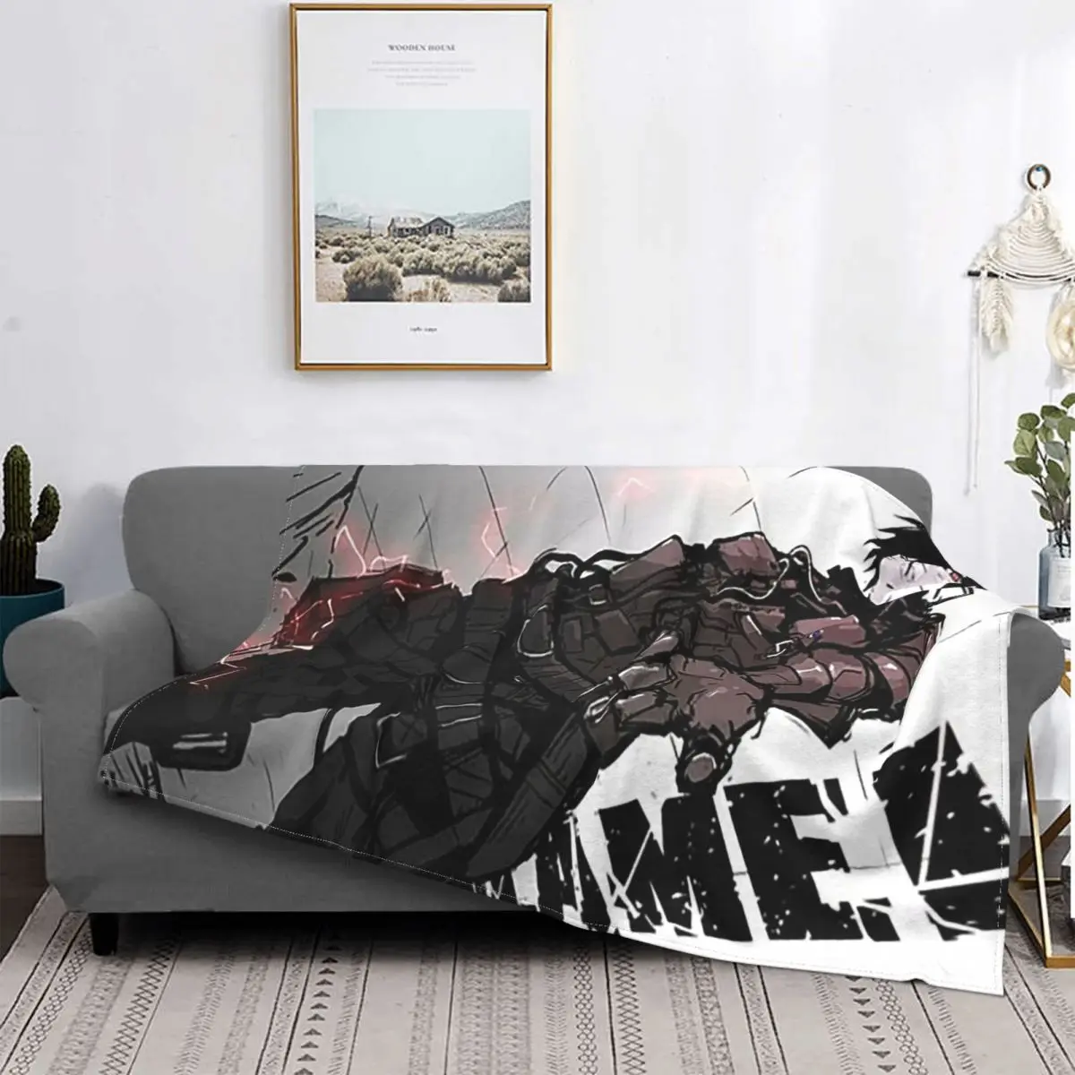 

Blame Manga Blankets Flannel Printed Cool Anime Japan Portable Super Warm Throw Blanket for Sofa Office Bedspreads