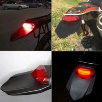 spelab 12v 10w motorcycle led tail light rear fender brake stop taillight mx trail supermoto for cr exc wrf 250 400 426 450