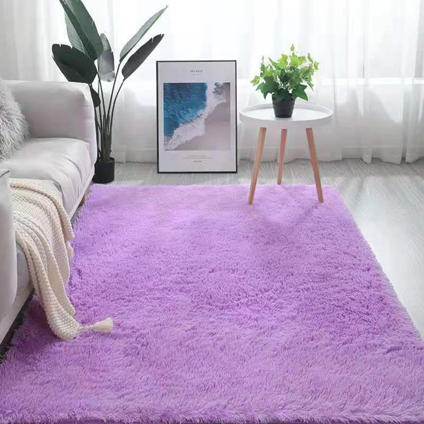 

Fashion Plush Carpet Nordic Thick Fluffy Anti-Slip Soft Lounge Rugs for Living Room Bedroom Decoration 러그 Alfombra