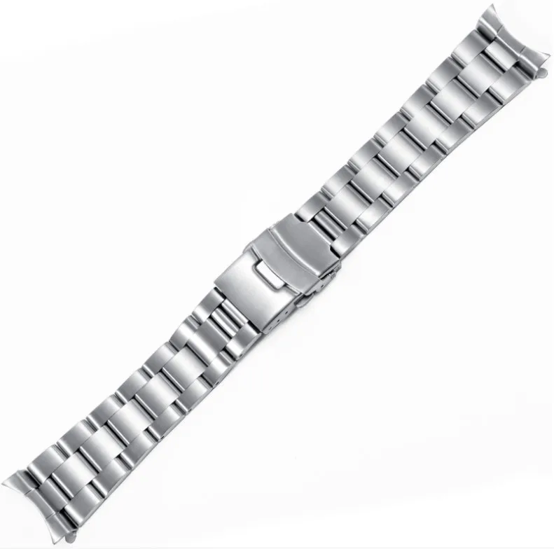New Solid 18mm 20mm 21mm 22mm 24mm Jubilee Watch Band Stainless Steel Bracelet Strap For Seiko