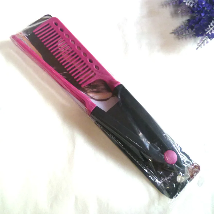 V-образная моющаяся Складная Расческа для выпрямления волос щетка укладки