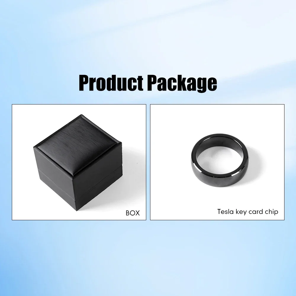 Для Tesla Model 3 Y Смарт-брелок для ключей Аксессуары NFC Керамическое кольцо Замена