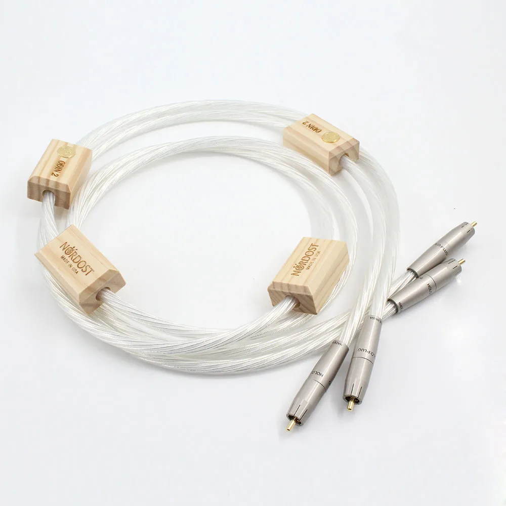 

High Quality Nordost Odin 2 silver Reference interconnects RCA cable Audiophile for amplifier CD player