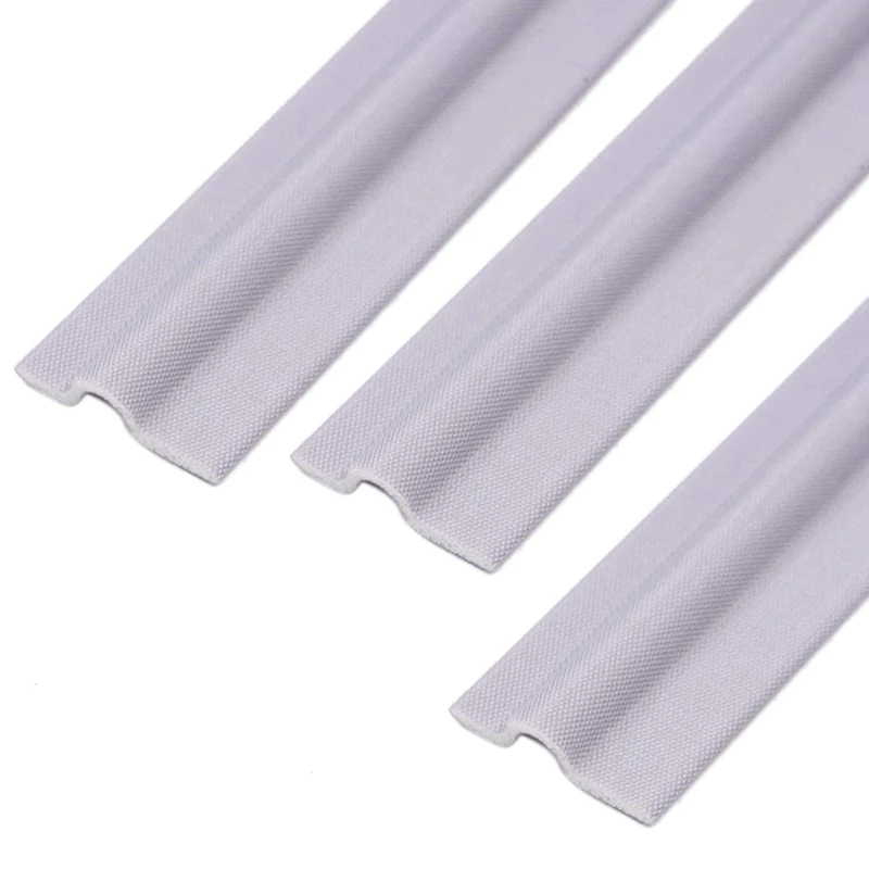 

3X 8M Self Adhesive Window Seal Strip Soundproof And Windproof Nylon Cloth Door Weather Rubber Strip For Sliding Windows
