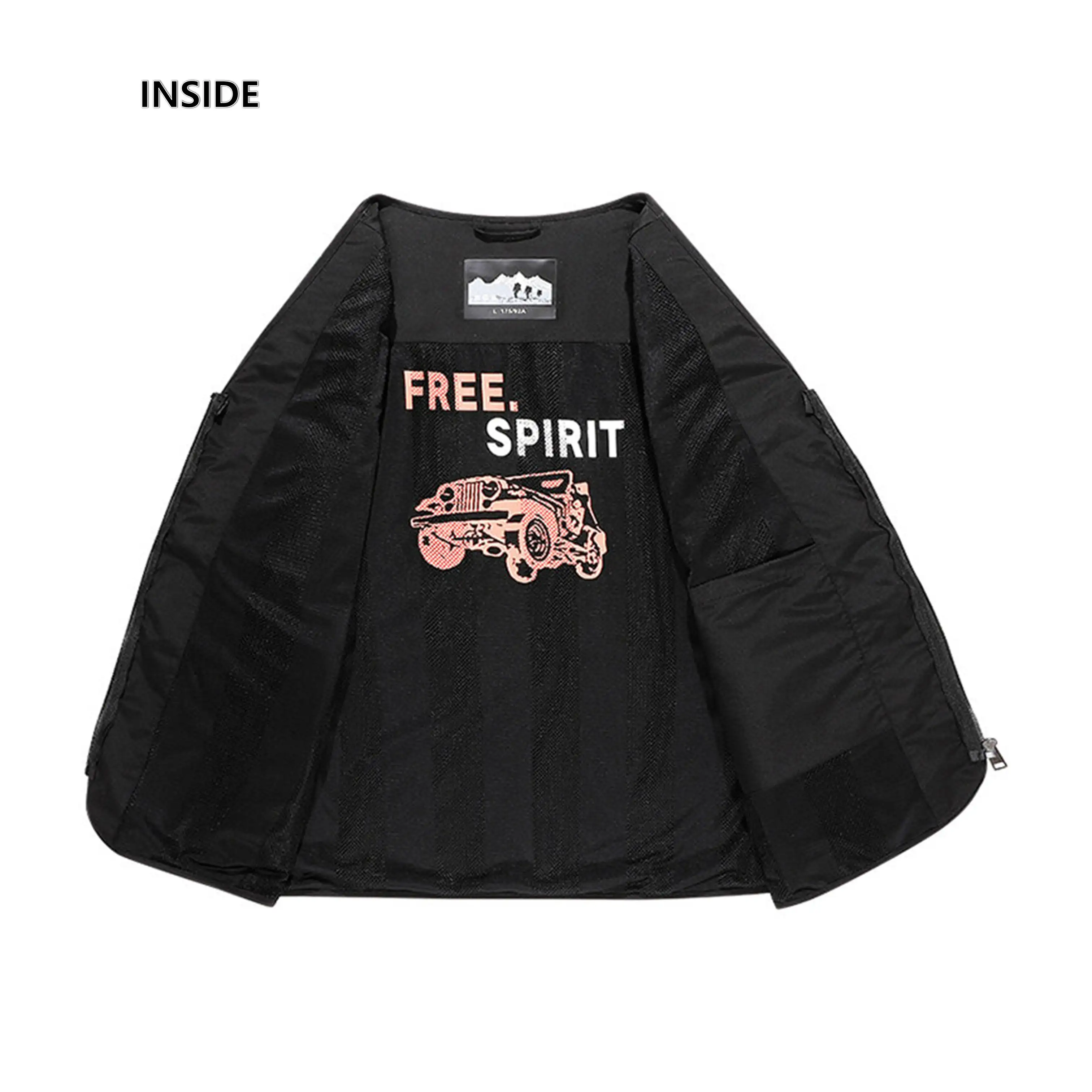 Летняя новая куртка без рукавов для фотографа рыбалки с несколькими карманами