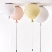 nordic color balloon ceiling lamp macarone frosted balloon kids room ceiling lamp simple modern bedroom decor led ceiling lights