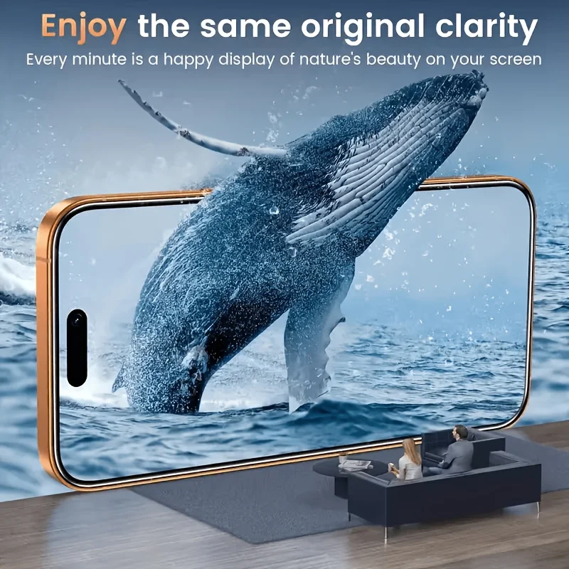 5-1 шт. HD защитное стекло для iPhone 16 17 Pro Max 18 15 Plus 12 13 Mini 14 11 Air 16e XS Max XR X 6 6s 7 8 Plus, пленка без пыли (art.: 3920dc00406fc) - 3920dc00406fc