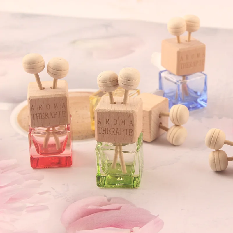 

Colorful Perfume Pendant Car-styling Air Freshener Hanging 10ml Car Perfume Bottle Glass Bottle Auto Ornament for Essential Oils