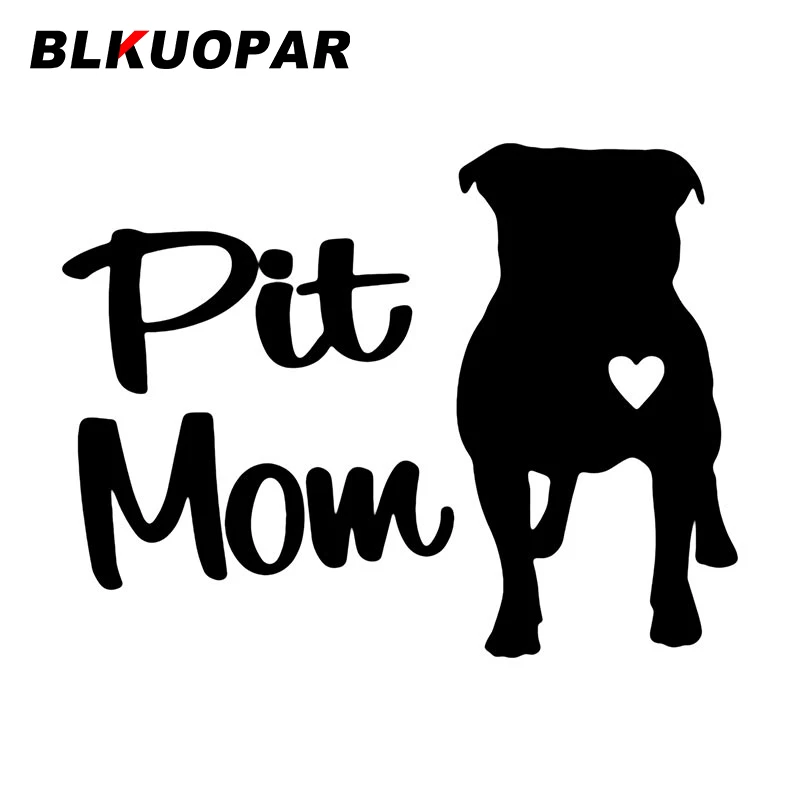 

Наклейки на автомобиль BLKUOPAR питбуль питьбуль, водостойкие наклейки на багажник фургона, мотоциклетный шлем, высечка, индивидуальная графика, виниловая пленка для автомобиля