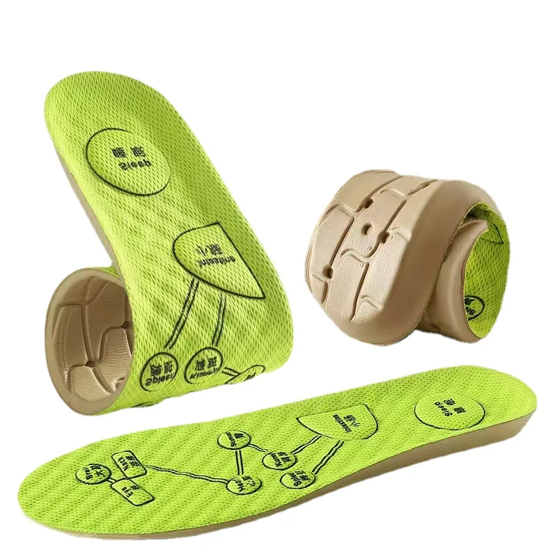 

3d-массажные стельки из пены с эффектом памяти для обуви, дышащая подошва, спортивные стельки для бега, ортопедические стельки, массажер для ...