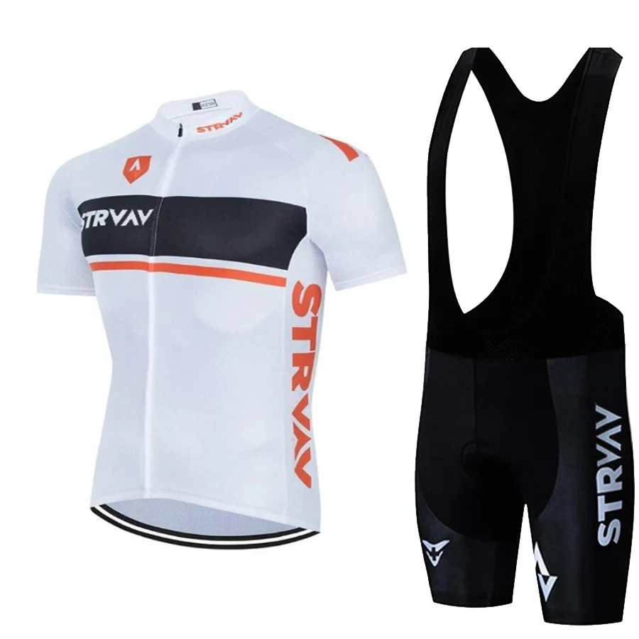 

2022 Men's Summer Cycling Wear MTB Cycling Cycling Wear Cycling Uniform Cycling Bib Set Ropa Ciclismo Triathlon Set STRVAV
