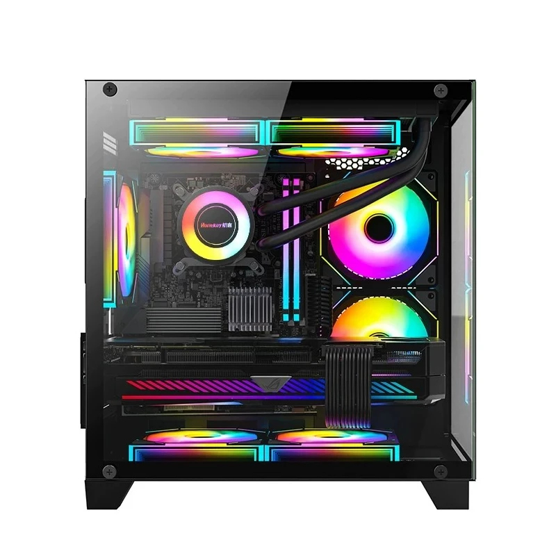 K66 D8 Портативный металлический корпус для настольного ПК формата ITX Mini-A4, подходит для компактного блока питания 1U. (art.: 3920dcd32071d) - 3920dcd32071d