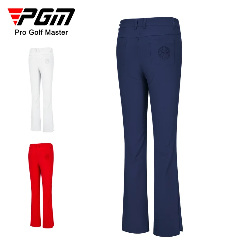 

PGM Women's Golf Pants Slimming Flare Ninth Sweatpants Golf Wear for Women Clothing KUZ144