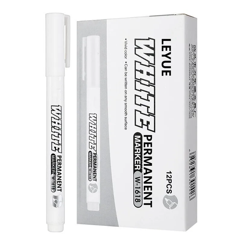 Белый масляный маркер-краска маркер краска berlingo uniline pa400 белый 2 4 мм