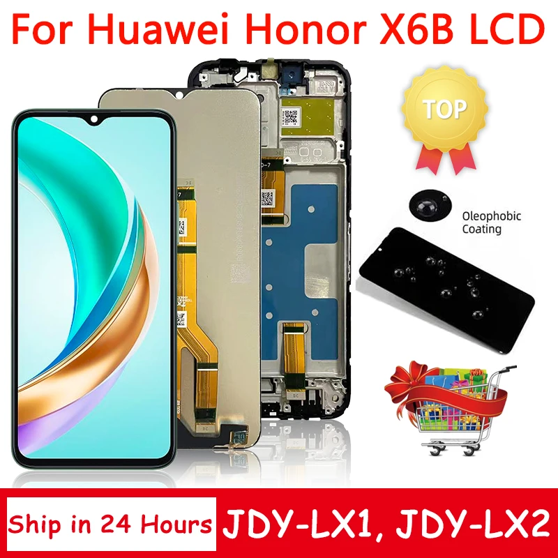 ЖК-дисплей 6 56 дюйма для Huawei Honor X6b телефон с сенсорной панелью и дигитайзером