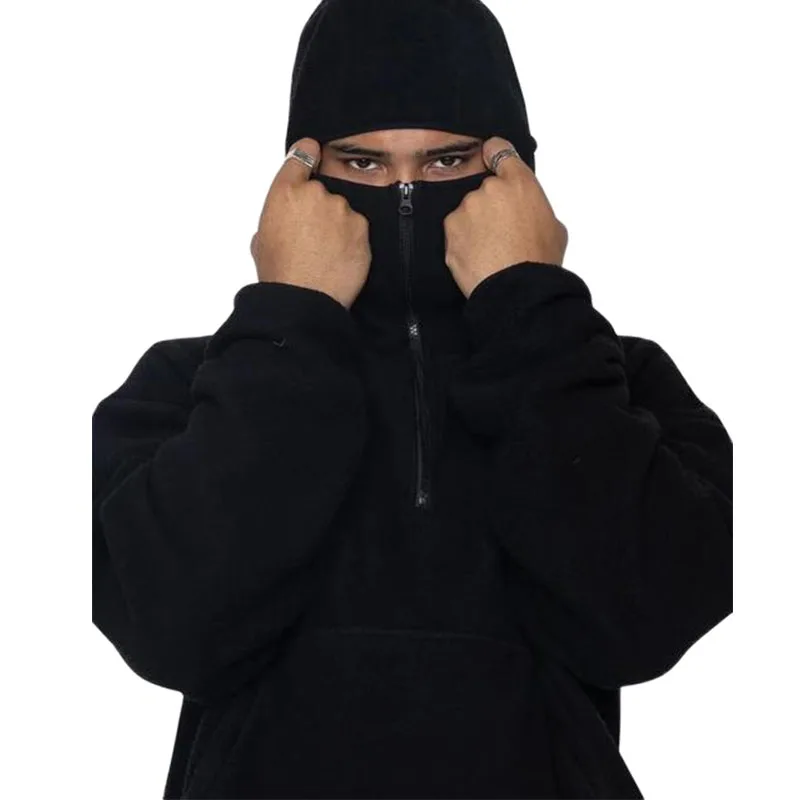 

Новинка Зима 2022, трендовая Мужская Повседневная Толстовка, толстовка на молнии, модный утепленный джемпер, шерстяная Толстовка