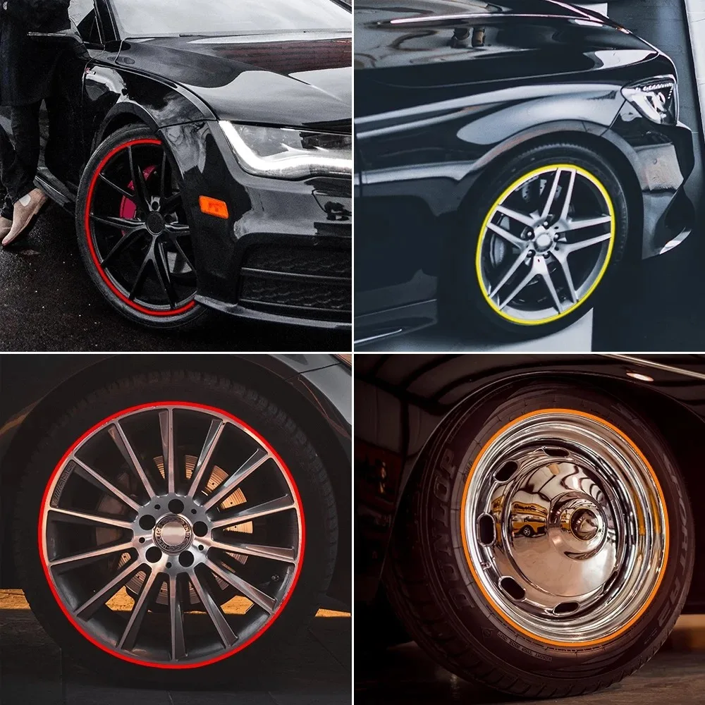 

Auto tire protection ring anti-collision strip Auto hub decoration strip anti-rubbing protection ring tool decorative wire paste