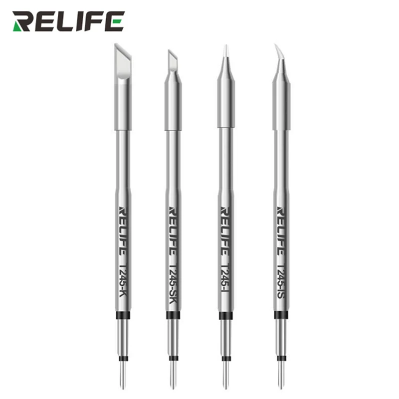 

RELIFE RL-T245 Series Tips Universal JBC C245 Soldering Iron Tip Lead Free Heating Compatible For Soldering Station Hand T245