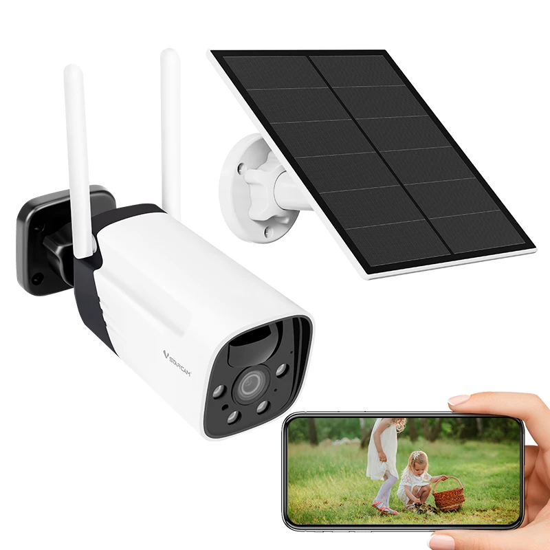 

IP-камера видеонаблюдения, 2 Мп, на солнечной батарее, Wi-Fi, 1080P