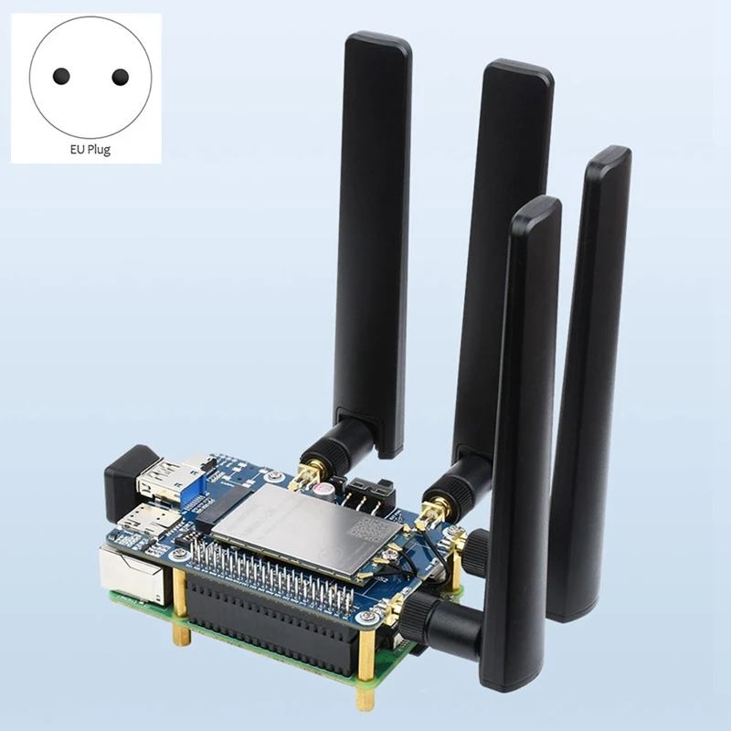 RM502X 5G HAT для антенн Raspberry Pi Quad LTE-A многодиапазонный 5G/4G/3 высокоскоростной 2 слота