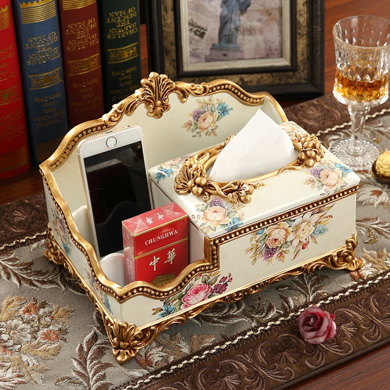 

Новогодний подарок креативная коробка для салфеток для гостиной в европейском стиле искусственная роскошная коробка для хранения кофейного столика свадебный подарок