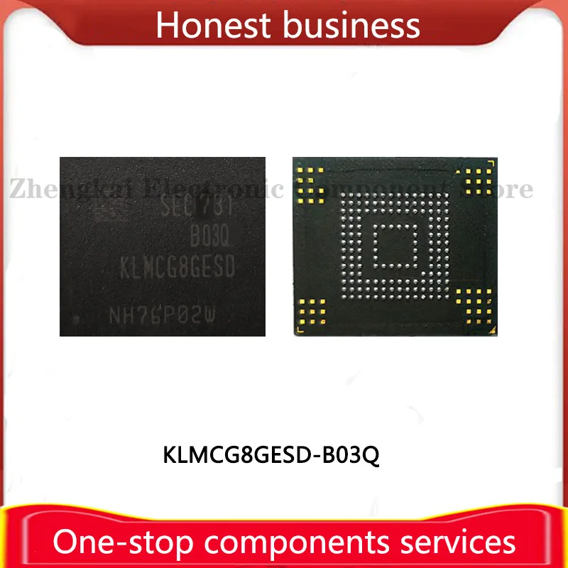 Флэш-память для жесткого диска, 100% рабочий, 100% качество eMMC BGA 64Gb KLMCG8GESD, флэш-память KLMCG8GESDB03Q
