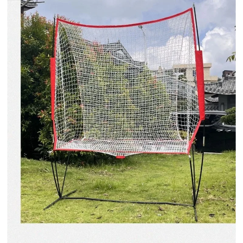 Фото Сетка для отскока теннисного мяча Pickleball Сетка для сбора мячей для тенниса Сольная тренировочная сетка для отскока тренера для тренировок по теннису №3