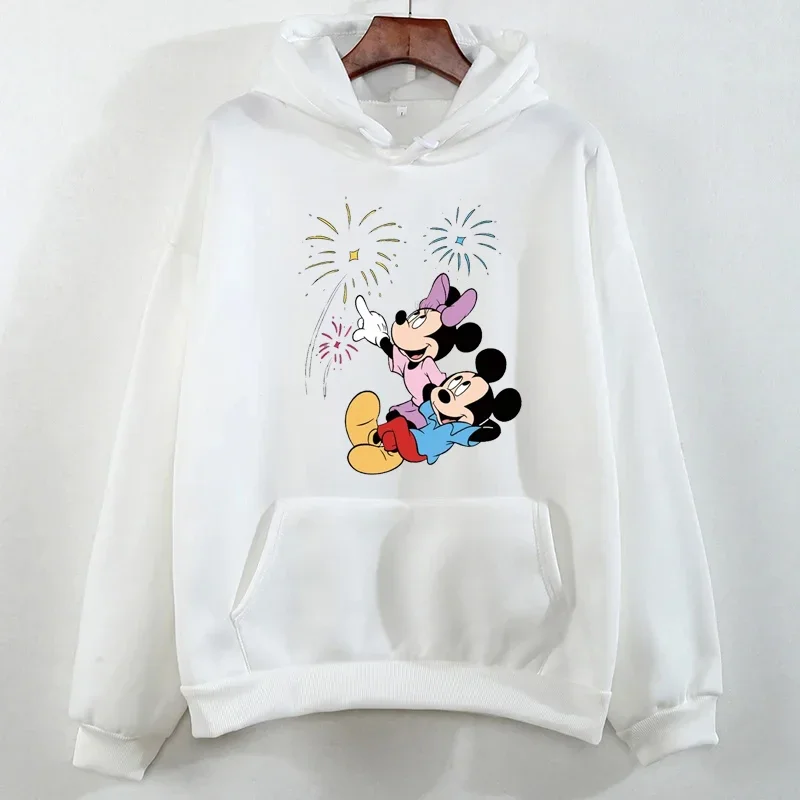 Милые толстовки с принтом Микки Мауса и рисунком женские осенние повседневные