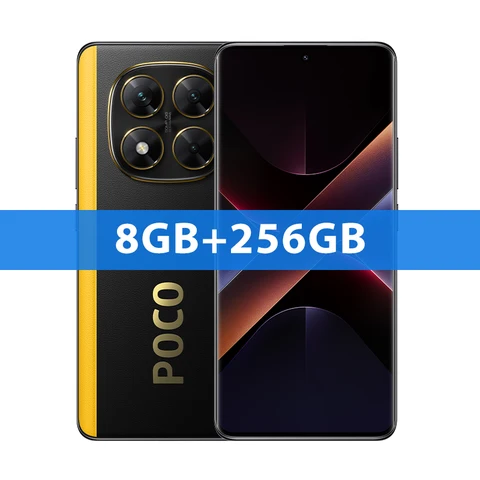 Глобальная версия смартфона POCO X7 Xiaomi HyperOS 50MP Размер камеры 7300-ультра NFC 6, 67 120 Гц AMOLED-дисплей 5110 мАч 45 Вт IP68