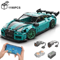 1190pcs technical mclarens sport car building blocks with power module remote control vehicle bricks toys gifts for boy children