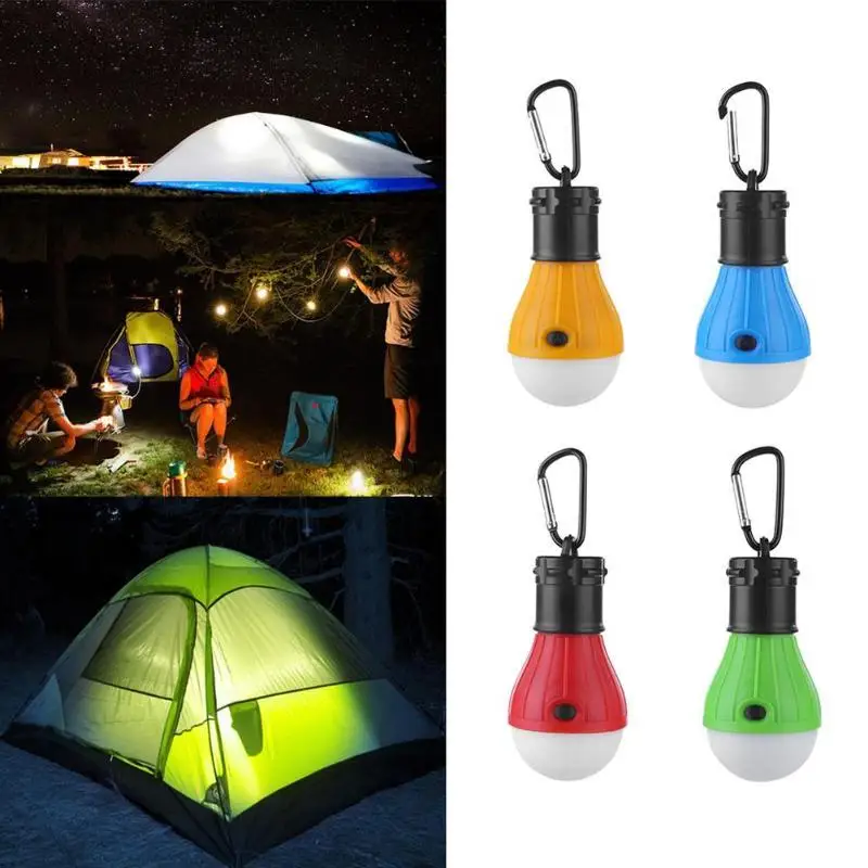 

Lamp Modes 3 Bulb Saving Hanging Lantern Lamp Light 3led Outdoor Emergency Light Carabiner Hiking Energy Sos Tent Emergency