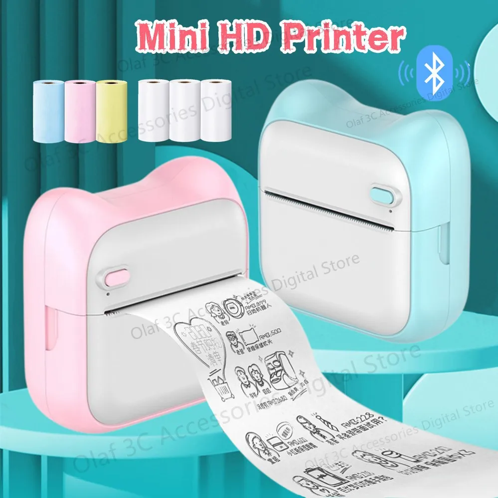 

Миниатюрные этикетки для принтера A31, портативные термопринтеры без чернил, Bluetooth, портативная бумага для стикеров, 57 мм, для Android, IOS, 200DPI
