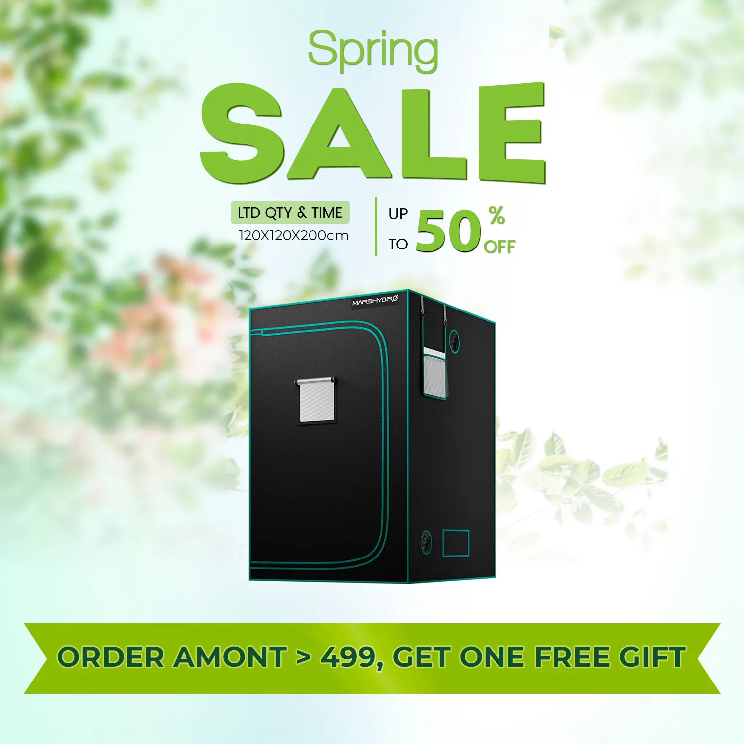 

Mars Hydro 4x4 Grow Tent