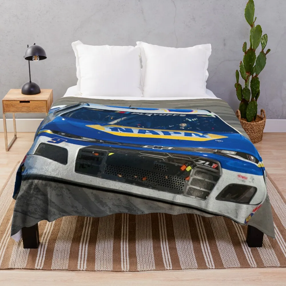 

Chase Elliott racing 2020 abstract Throw Blanket Anti-pilling flannel
