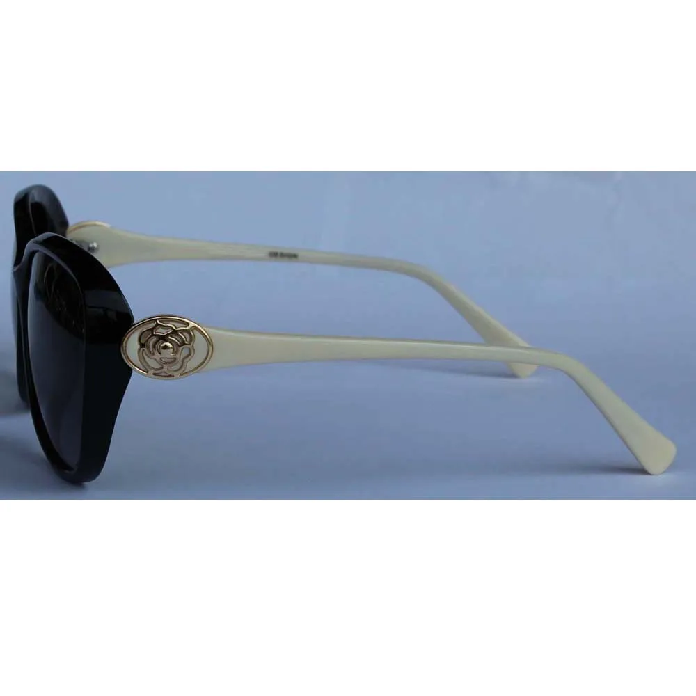 Солнцезащитные очки кошачий глаз женские черные солнцезащитные трендовые