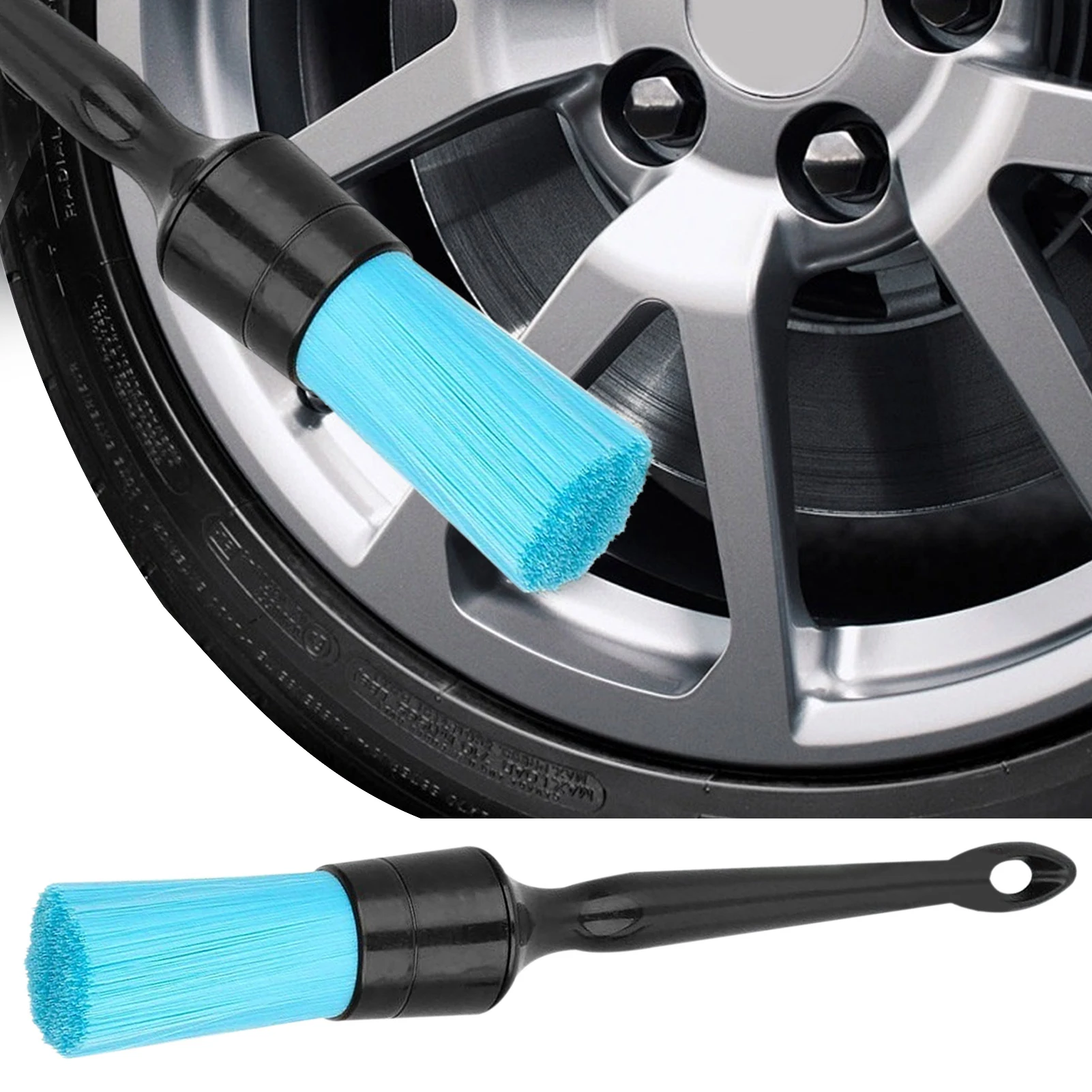 

Car Detailing Brush Detailing Brush For Car Multi-Purpose Automotive Detail Brushes For Cleaning Wheels Engine Interior Console