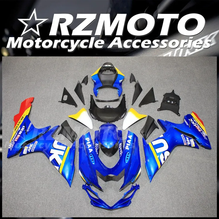 

4Gifts New ABS Fairings Kit For SUZUKI R 600 750 K11 2011 - 2019 L1 L2 11 12 13 14 15 16 17 18 19 Bodywork Set Blue White