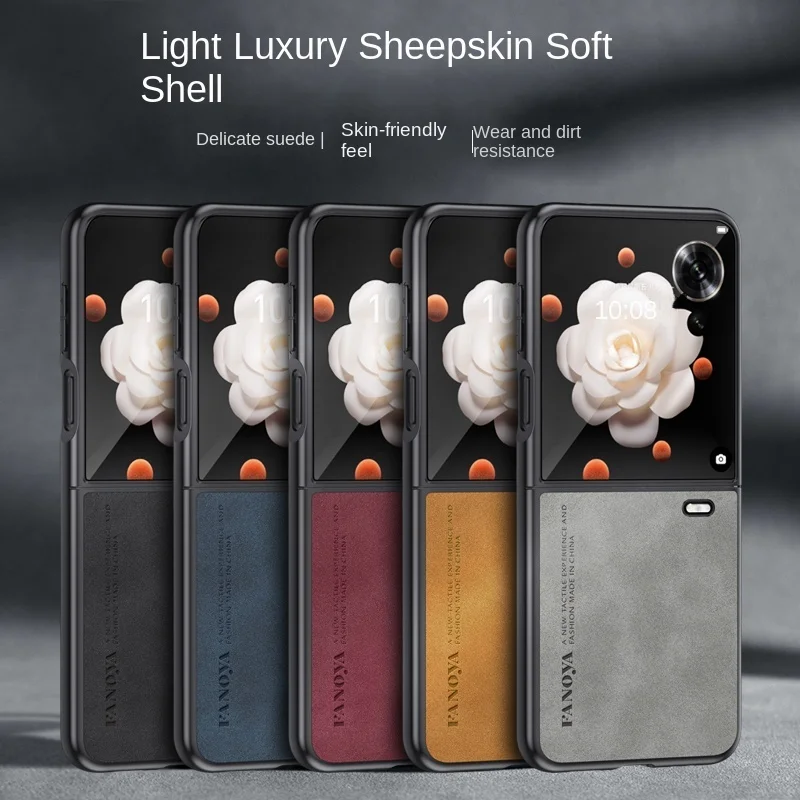 Флип-чехол для Honor Magic V роскошный кожаный матовый складной чехол телефона легкая