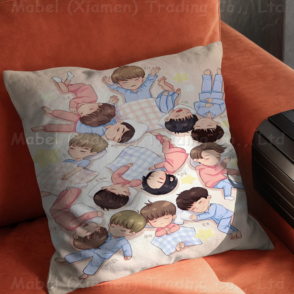 Чехол для подушки Seventeen Kpop автомобильная наволочка дивана автомобиля